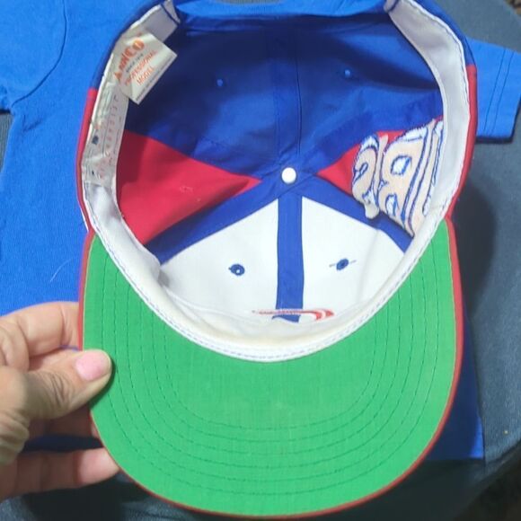 Chicago Cubs embroidered hat MLB solid back twill genuine merchandise cap & tee - Picture 7 of 8